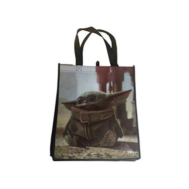 Imagem de Star Wars Mandalorian Baby Yoda The Child Bolsa grande reutilizável … Multicolorida, Multicolorido., Large (Pack of 1)