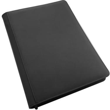 Imagem de Fichário de cartão de jogo com 16 bolsos (preto)