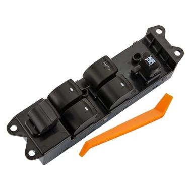 Imagem de ZAPOSTS Interruptor de janela elétrico serve para Subaru Outback 2005-2009, para Subaru Legacy 2005-2009. Interruptor mestre vidrios para porta de controle do lado do motorista dianteiro esquerdo