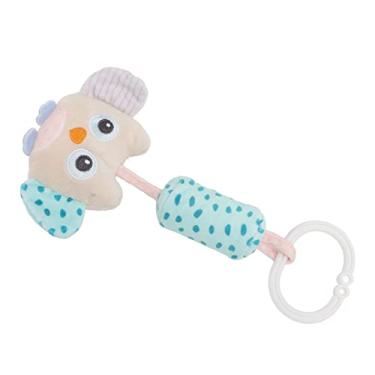 Imagem de Brinquedo de Pelúcia para Carrinho de bebê, Sino de Conforto do bebê, Animais Fofos, Material de Som Interessante, Brinquedo de Pelúcia para Casa (Coruja 25cm/9,8 pol.)