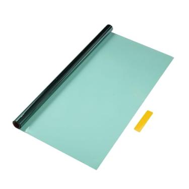 Imagem de Motoforti Película matizada de janela de carro Carbon 2 PLY VLT 65% IRR 15% UVR 47% verde 4,5 m x 35,43 polegadas película de privacidade 2 mil PET 1 peça