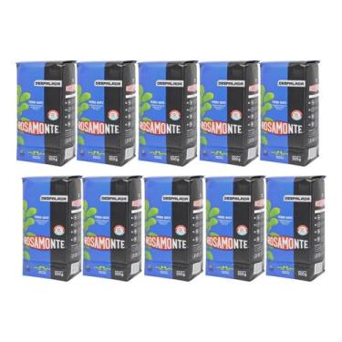 Imagem de Kit 10 Erva Mate Argentina Rosamonte Despalada 500g