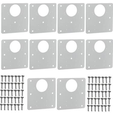 Imagem de 10 Placas De Reparo Para Dobradiça De Armário MDF UN.QDD - Unidas Stor