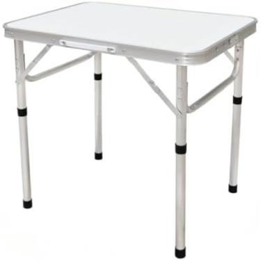 Imagem de Mesa dobrável Mesa Dobrável Alumínio 60x45 Cm Vira Maleta Com Alça