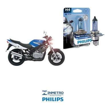 Imagem de Lâmpada Philips BlueVision H4 p/ SUZUKI GS 500 1993 2013