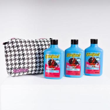 Imagem de I Love Cachos - Kit Shampoo + Condicionador + Creme De Pentear + Neces