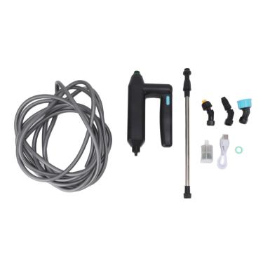 Imagem de Pulverizador elétrico portátil para jardim Grcfumo, pulverizador de água de plástico com poste de extensão, pulverizador alimentado por cabo USB para rega de jardinagem (GrcfumoaNPJnKQb-13)