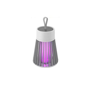 Imagem de Lâmpada Elétrica Mata-Mosquitos Com Luz UV Usb Recarregável Armadilha Para Insetos(cinza)