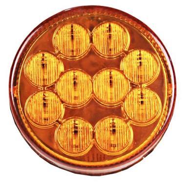 Imagem de Lanterna Traseira 96mm Ônibus Caminhão Bugue 10 LED AM 24V - SILO