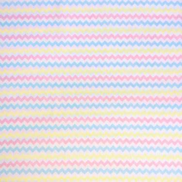 Imagem de Tecido Tricoline Tutti Frutti Chevron - 1,50m de Largura - Sua Casa De