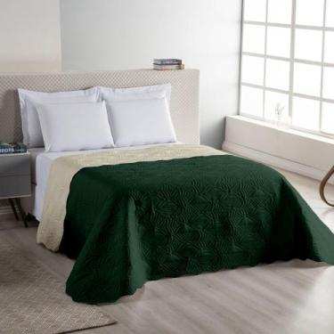 Imagem de Cobre Leito Queen Tropical Verde Casaborda 1 peça, Verde