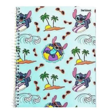 Imagem de Caderno Universitário Lilo & Stitch Disney 15 Máterias - Jandaia