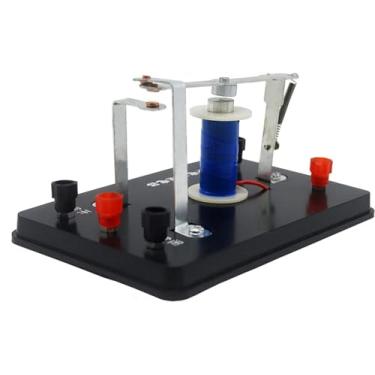 Imagem de Aparelho experimental físico eletromagnetismo relé eletromagnético, instrumento experimental de física para ensino médio, instrumento de ensino, demonstração de relé eletromagnético