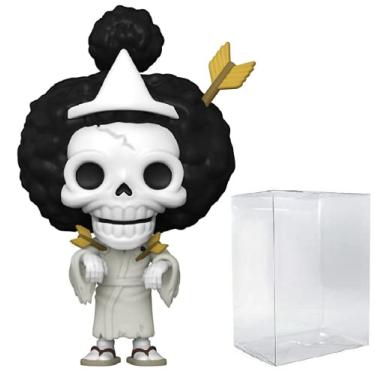 Imagem de POP One Piece - Brook [Bonekichi] Funko Pop! Vinyl Figure (Bundled with Compatible Pop Box Protector Case) Multicolor 3.75 inches