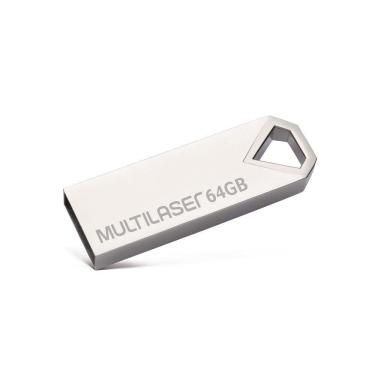 Imagem de Pendrive Multilaser Diamond PD852, 64GB, Prata