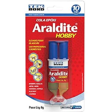 Imagem de Cola Epóxi Araldite Transparente 6g Seringa - Tekbond