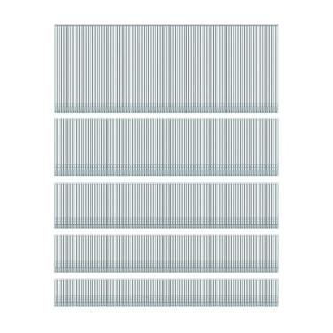 Imagem de HW HAMWOO Pregos Brad de calibre 18 (5.1 cm, 3-1/12.7 cm, 2.5 cm, 3/10.2 cm, 5/20.3 cm), 5000 peças galvanizadas 18GA pregos para pistolas sortidas, adequadas para a maioria das marcas de pregos