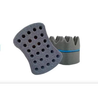 Imagem de Kit 3 Esponjas Nudred Dupla Casca De Ovo Turbo P M G Cabelo Afro - BAR