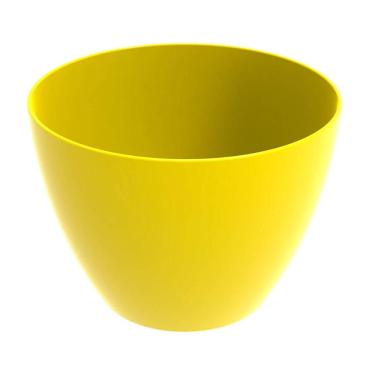 Imagem de Tigela Redonda Grande 6,2L Amarela Crippa Travessa Servir Salada Frutas Pratos Quentes