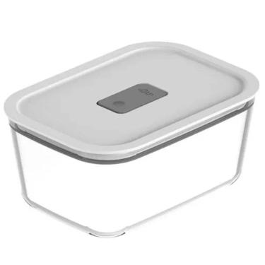 Imagem de Pote Hermético De Vidro 1,2l Branco Ou Fresh Lock Para Geladeira Freezer Forno
