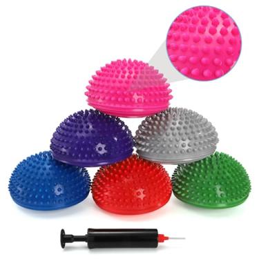 Imagem de Fasmov Balance Pods Balanceamento Hedgehog Stability Balance Trainer Dots, Conjunto de 6