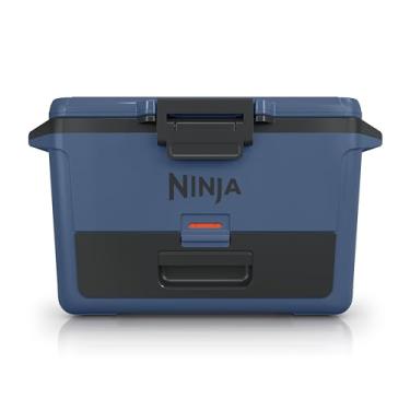 Imagem de Ninja FB151BL FrostVault 50 qt Cooler rígido com zona seca, gaveta de armazenamento a seco integrada à temperatura da geladeira, resfriador isolado premium resistente, mantém o gelo por dias, azul