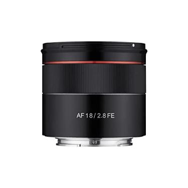 Imagem de Samyang Lente grande-angular AF 18 mm F2.8 de quadro completo com foco automático para Sony E Mount – Compacta, ultraleve, rosca de filtro de 58 mm, ótica de alta resolução, foco automático STM