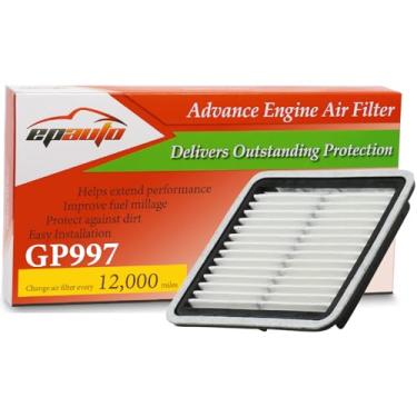 Imagem de EPAuto GP997 (CA9997) Substituição para o filtro de ar do motor do painel de proteção extra Subaru para Impreza (2008-2016), Legacy(2005-2019), Outback(2005-2019), WRX(2015-2019), Forester(2009-2018), Tribeca(2008-2014)