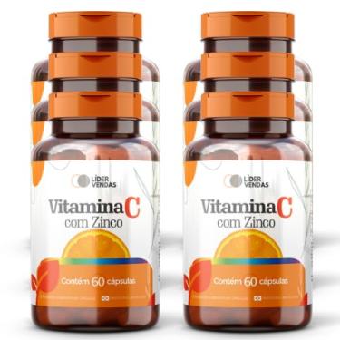 Imagem de Vitamina C - 500mg com 60 cápulas - 6 pote