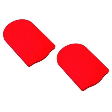 Imagem de Kit 02 Pranchas Médias de EVA 42x28x3 cm Natação Adulto Evamax, Vermel