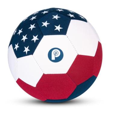 Imagem de PP PICADOR Bola de futebol The House, bolas de futebol macias e seguras tamanho 4, bandeira de estrelas, futebol silencioso, presentes divertidos para meninas, meninos, brincadeiras internas