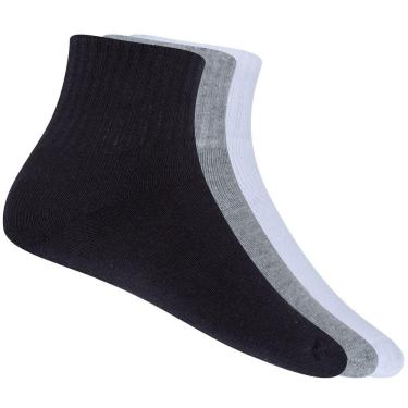 Imagem de Kit de Meias Oxer Cano Médio com 3 Pares - 34 a 38 - Adulto