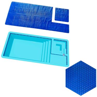 Imagem de Capa Lona Manta Térmica Para Piscina Atalaia Splash Igui 9 X 4m Proteção Uv