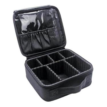 Imagem de Maleta Porta Objeto Maquiagem Bijuteria Divisória Ajustável