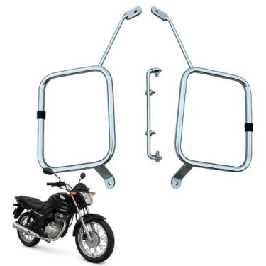 Imagem de Protetor Traseiro Alforge Afastador Titan 160 Fan 160 Motocicletas Ace