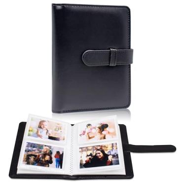 Imagem de Hearoo Álbum De Fotos Com 64 Bolsos Para Filme 2X3" - Mini Álbuns Pequenos Fujifilm Instax Instant Camera, Polaroid Hi-Print Photos (Preto)