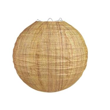 Imagem de Metany (Pacotes Com 6) Lanternas De Papel Coloridas Estopa 8 Polegadas, Decorativas Japonesas, Redondas E Penduradas Para Aniversário, Casamento, Natal, Noivado, Decoração Casa, Festa (Cor Estopa)