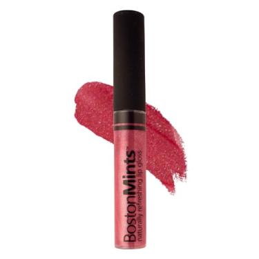 Imagem de Boston Mints Brilho Labial Vermelho Mint Tucket (0,25 Oz) - Fórmula Vegana, Sem Glúten E Crueldade Com Aloe Vera, Vitaminas C Um Toque Refrescante De Extrato Hortelã Para Lábios Macios Hidratados.