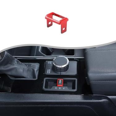 Imagem de Capa de acabamento de painel de botão de interruptor de modo 4WD para carro Ddecoration Apto para Toyota Tundra 2022 2023, 4WD quatro rodas tração nas quatro rodas painel de mudança de marchas