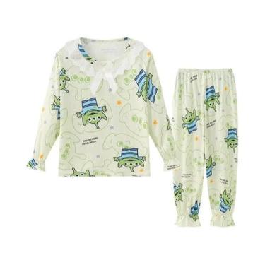 Imagem de Conjunto De Pijamas Azul Sanrio Kuromi Stitch Hello Kitty Para Meninas