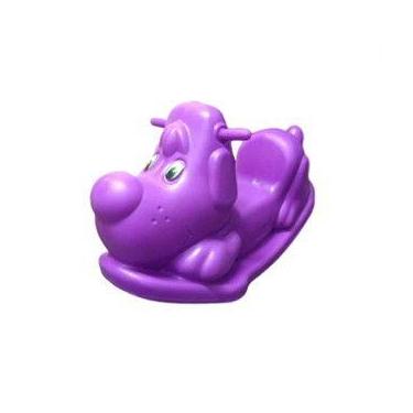 Imagem de Gangorra Infantil em Formato de Cachorrinho  Brinquedo Colorido para P