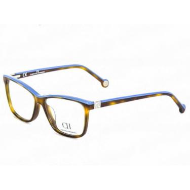 Imagem de Armação Óculos De Grau Feminino Carolina Herrera Vhe628 Col.0752