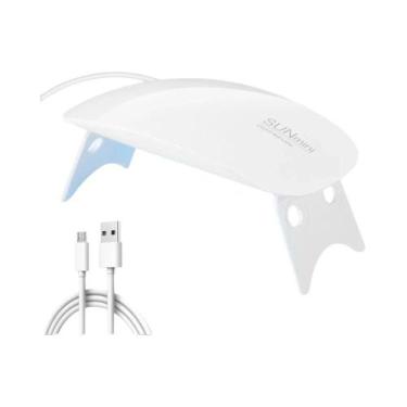 Imagem de Lâmpada LED Portátil Para Unhas, Secador De Luz UV Em Gel Para Mulhere