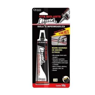 Imagem de Quimatic fita isolante liquida bisnaga (preta) - 50 g, Sem Variação