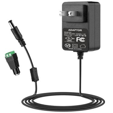 Imagem de PLUSPOE Adaptador De Energia 12V 3A Listado Pela Ul, 100-240V Ca Para Cc, Fonte 36W Com Conector Cilindro 5,5 X 2,1 Mm, Transformador Comutação Parede 12 Volts, Conversor Ca/Cc