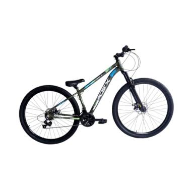 Imagem de Bicicleta Bike Aro 29 MTB Alumínio KSX GRAU SD7 21V Câmbio ESPECIAL S. Cabeamento Interno Unissex (VERDE MILITAR (C/M PRETA), 13)