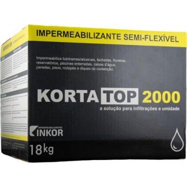 Imagem de Argamassa Impermeabilizante Kortatop 2000 Cinza 18 kg Bicomponente - I