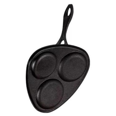 Imagem de Frigideira Gallus De Ferro Fundido Frita 3 Ovos 25cm Fundição Santana