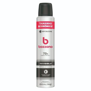 Imagem de Desodorante Bozzano Aerossol Invisible 72H Tamanho Econômico 200ml