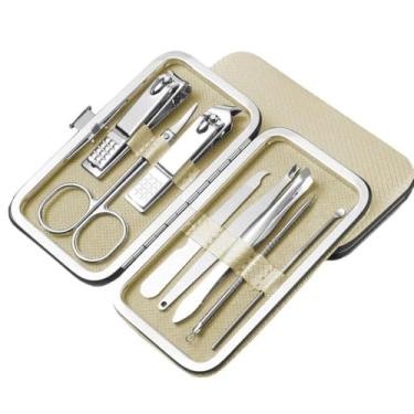 Imagem de Conjunto profissional de manicure - Kit de pedicure em aço inoxidável com alicate e cortador para paroníquia | Ferramentas para cuidados com as unhas em casa e salão, D